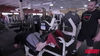 Dallas McCarver  Trains Legs With Hypertrophy Coach [upl. by Imre]