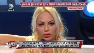 WOWBIZ 02052017  Nicolae Guta si Cristina cearta monstru la cateva zile dupa casatorie [upl. by Ardnuaek690]