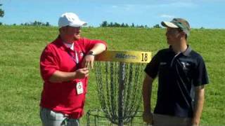 The Disc Golf Guy  Vlog 33  David Wiggins Jr Talks About His Am Worlds Round [upl. by Adnahcal70]