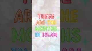 The Months in Islam Nasheed for Kids islam islamforkids learnislam muslim islamicshorts [upl. by Nicolis123]