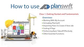 How to Use PlanSwift Class 1 Getting Started and Fundamental 2017 PlanSwift version 101 [upl. by Adele340]