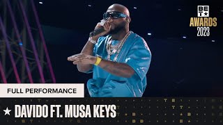 Davido amp Musa Keys Bring The Flavor To Their Performance Of quotUnavailablequot  BET Awards 23 [upl. by Lilaj]