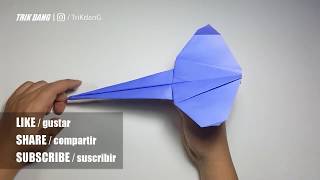 Come fare un aeroplano di carta che vola  Spinner [upl. by Yerocal]