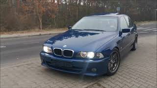 BMW E39 540i 44 v8 sound exhaust popcorn [upl. by Bubb]