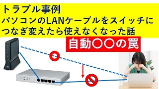 ネットワークトラブル事例 LAN配線変えただけなのに。オートネゴシエーションの罠 [upl. by Refinaj]