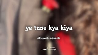 ye tune kya kiya coverslowedreverb [upl. by Cookie]