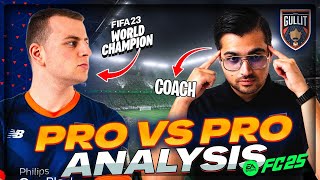 EA FC 25  Pro vs Pro Gameplay Breakdown [upl. by Suolhcin860]