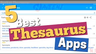 5 Best Thesaurus Apps [upl. by Falzetta]