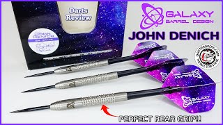 Galaxy Barrel Design JOHN DENICH Darts Review  Perfect For A Rear Gripper [upl. by Fern]