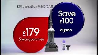 Currys  Dyson Upright Sale 2011 UK [upl. by Noelc]