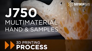 Polyjet Multimaterial 3D Print Process  Stratasys J750  UTS ProtoSpace [upl. by Atilek]