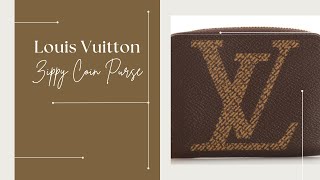 Louis Vuitton Zippy Coin Purse Maxi Sized LV Initials and Monogram Blossom [upl. by Igenia]