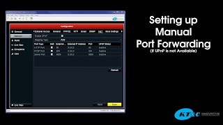 Setting Up Manual Port Forwarding on Your KTampC DVRNVR [upl. by Brittaney]