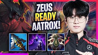 ZEUS IS READY TO PLAY AATROX  T1 Zeus Plays Aatrox TOP vs Kled  Season 2024 [upl. by Spieler]