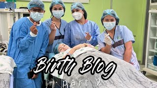 The Big Day Birth Blog Part 2 chaanddenz🌈 gayandlesbiancouple 🏳️‍🌈 pregnancyjourney [upl. by Bette]