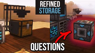 Refined storage guide  tutorial 11221192 Questions WIRELESS AUTOCRAFT ITEM REPLENISHMENT [upl. by Aurelius]