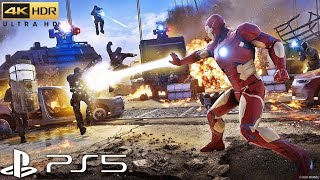 MARVELS AVENGERS Gameplay Walkthrough Part 2 FULL GAME 4K 60FPS PS5 [upl. by Loma]