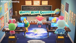 Velmas Schoolhouse Animal Crossing New Horizons Happy Home Paradise [upl. by Beniamino]