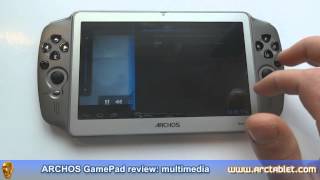 ARCHOS GamePad review multimedia [upl. by Odlonra918]