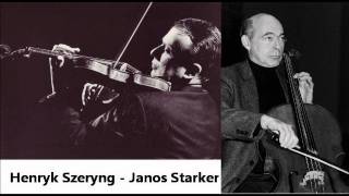 SzeryngStarker play Brahms Double Concerto 2nd mvt [upl. by Consuela]