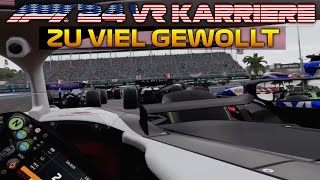 ZU viel GEWOLLT 🏁 F1 24 VR KARRIERE [upl. by Kip]