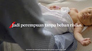 Jadi perempuan tanpa beban risiko  30 sec  AXA [upl. by Ecneps17]