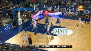 Nikola Mirotic increible juego 26 pts Real Madrid vs Maccabi Electra euroliga 12082011 HD [upl. by Clywd]