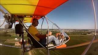 RideAlong in an Aerolite 103 Ultralight Flight  EAA AirVenture 2013 [upl. by Etta]