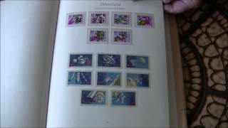 Stamps Collection Germany DDR in a Album with Printed Pages [upl. by Niliram]