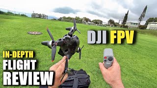 DJI FPV Drone Flight Test Review IN DEPTH  Motion Control amp Fly More Kit How Does It REALLY Work [upl. by Adnuhser]