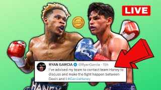 SHOCKING DEVIN HANEY RYAN GARCIA ENTER NEGOTATIONS SHOULD GERVONTA SEND OFFER NOW [upl. by Ingamar]