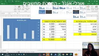 Open Valley קיסריה סדנת אקסל למתחילים הוספת תרשימים [upl. by Brocky]