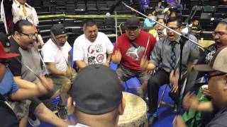 Thunderhouse Singers live at Canyon Echos Pow wow 2016 [upl. by Ajani396]