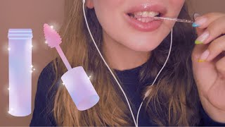 ASMR Spoolie nibbeling noms mouth sounds NO talking for sleep [upl. by Sutton]