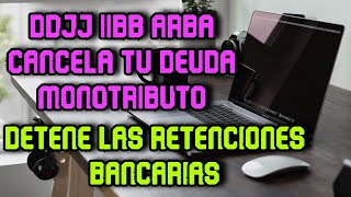 COMO HACER DDJJ DE INGRESOS BRUTOS ARBA FACIL Y RAPIDO  DETENE LAS RETENCIONES BANCARIAS [upl. by Oyek424]