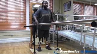 Bilateral Above The Knee Amputee Takes First Steps [upl. by Phineas]