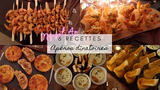 6 Idées Recettes Apéros Dînatoires pour le Nouvel An [upl. by Sirc]