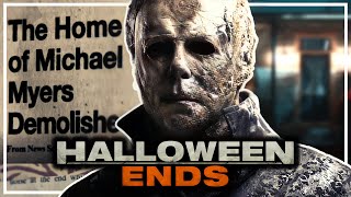 Heres why the Myers House was DEMOLISHED in Halloween Ends  Halloween Explained [upl. by Nahtam703]