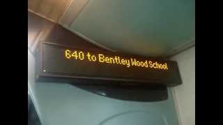 640 to Bentley Wood School [upl. by Icken]