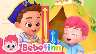 Learn Whats Long and Short  EP27  Bebefinn Sing Along  Nursery Rhymes amp Kids Songs [upl. by Dorsy312]