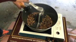 Easy Home Coffee Roasting with a nut roaster [upl. by Eiramannod]