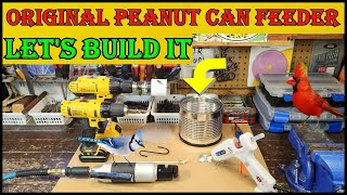 Winter Bird Feeder Build  Original Virginia Peanut Can Design [upl. by Mraz919]