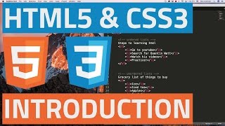 HTML5 and CSS3 beginner tutorial 1  Introduction [upl. by Nirrad]