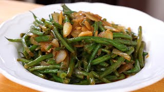 Garlic green beans [upl. by Gabe]