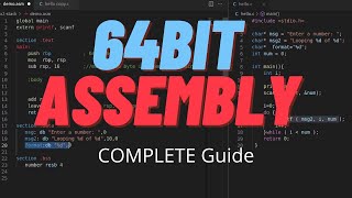 A  Z Nasm Assembly 64Bit Programming  Loop Stack prinf scanf conditions [upl. by Koffman]