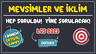 Mevsimler ve İklim  LGSde Nasıl Sorulur [upl. by Fillian666]