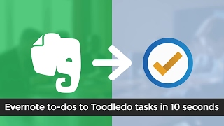 Evernote to Toodledo Integration  Todos [upl. by Croydon27]