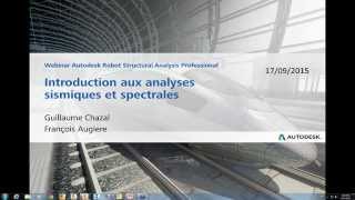 Introduction aux analyses sismiques et spectrales [upl. by Eiser]