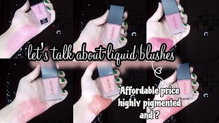 Best AFFORDABLE blushes in Pakistan  blush swatches  liquid blush review [upl. by Adamis]