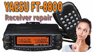 YAESU FT8800 Naprawa odbiornika Repair receiver [upl. by Llebana]